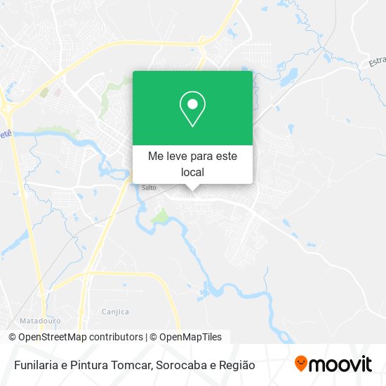 Funilaria e Pintura Tomcar mapa