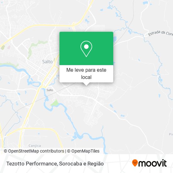 Tezotto Performance mapa