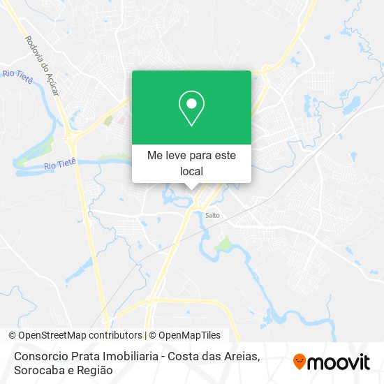 Consorcio Prata Imobiliaria - Costa das Areias mapa