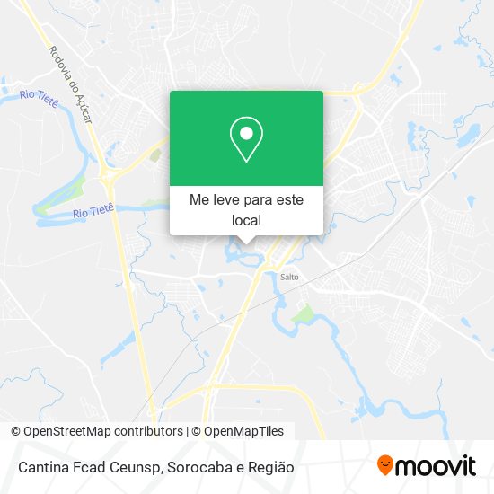 Cantina Fcad Ceunsp mapa