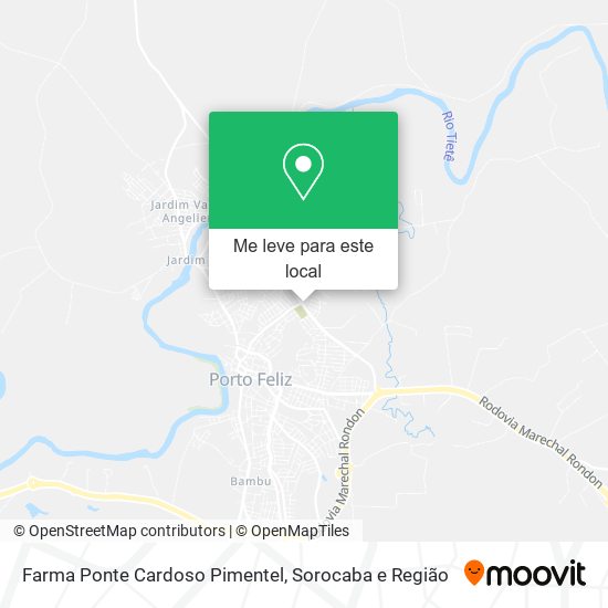 Farma Ponte Cardoso Pimentel mapa