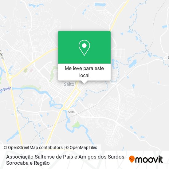 Associação Saltense de Pais e Amigos dos Surdos mapa