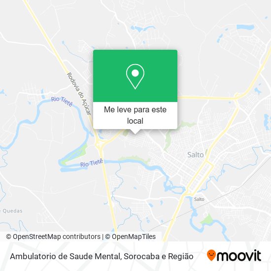 Ambulatorio de Saude Mental mapa