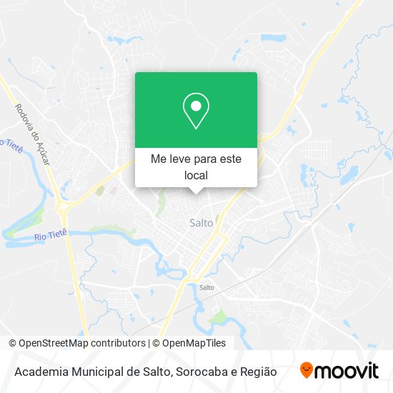 Academia Municipal de Salto mapa