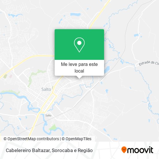 Cabelereiro Baltazar mapa