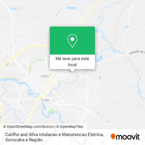 Catilho and Silva Intalacao e Manutencao Eletrica mapa
