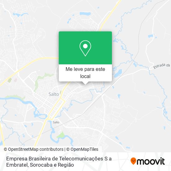 Empresa Brasileira de Telecomunicações S a Embratel mapa