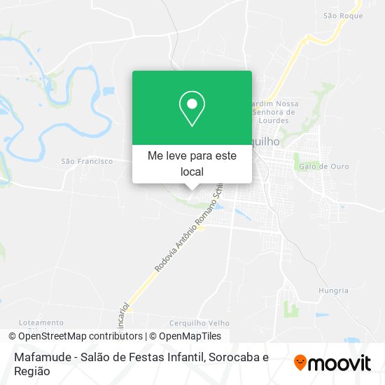 Mafamude - Salão de Festas Infantil mapa