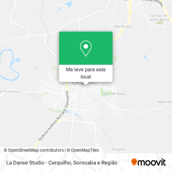 La Danse Studio - Cerquilho mapa