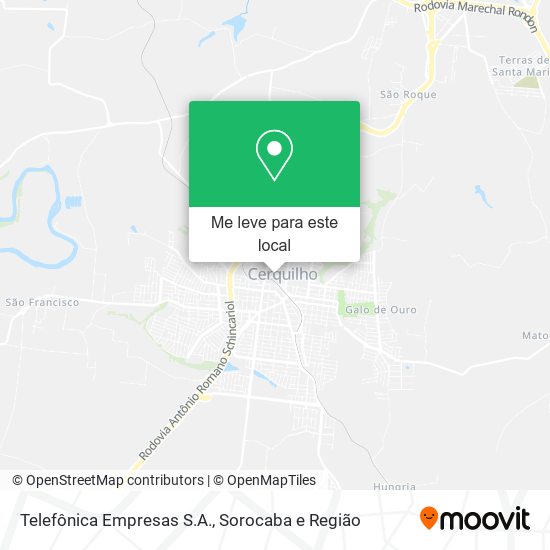 Telefônica Empresas S.A. mapa