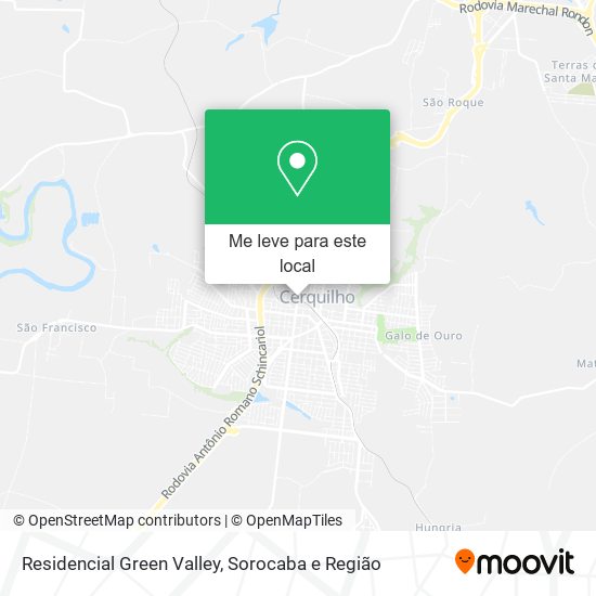 Residencial Green Valley mapa