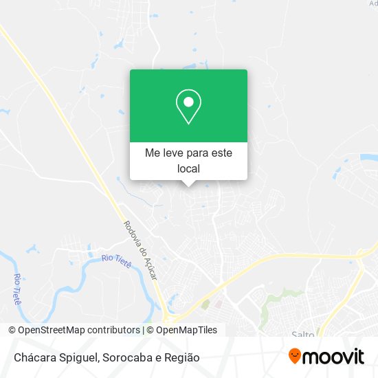 Chácara Spiguel mapa