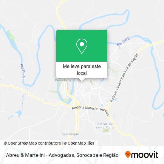 Abreu & Martelini - Advogadas mapa