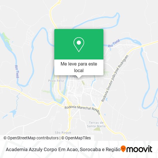 Academia Azzuly Corpo Em Acao mapa