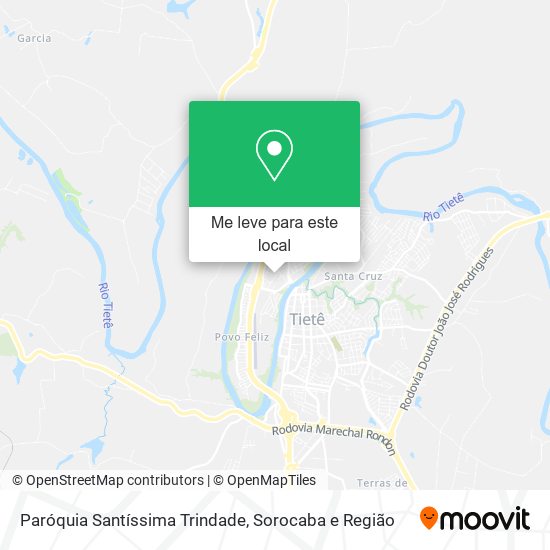 Paróquia Santíssima Trindade mapa