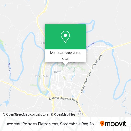 Lavorenti Portoes Eletronicos mapa