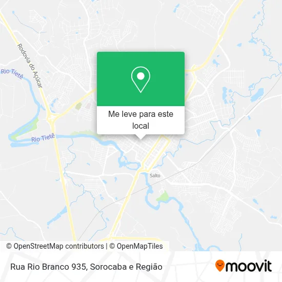 Rua Rio Branco 935 mapa