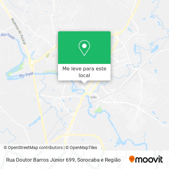 Rua Doutor Barros Júnior 699 mapa