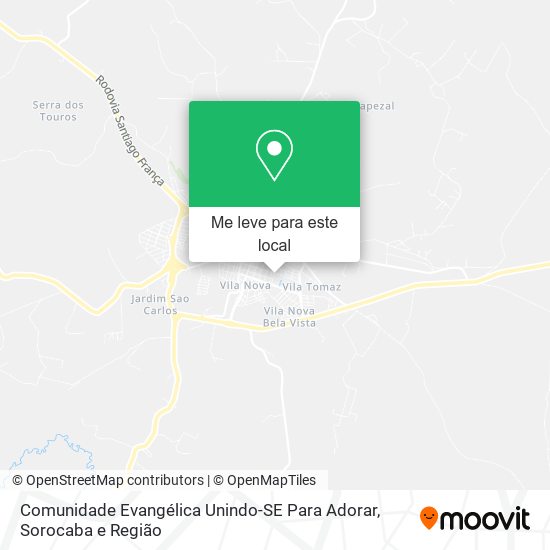 Comunidade Evangélica Unindo-SE Para Adorar mapa