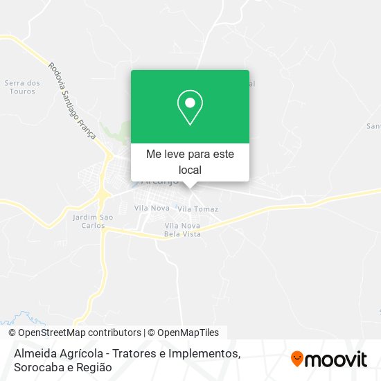 Almeida Agrícola - Tratores e Implementos mapa