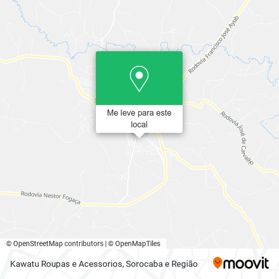 Kawatu Roupas e Acessorios mapa