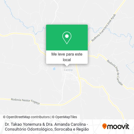 Dr. Takao Yonemura & Dra. Amanda Carolina - Consultório Odontológico mapa