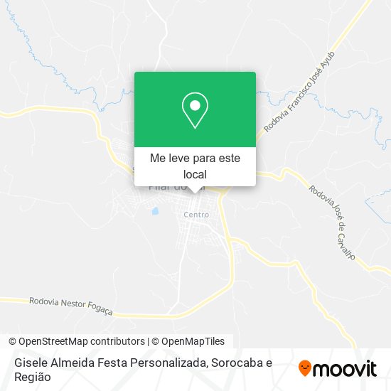 Gisele Almeida Festa Personalizada mapa