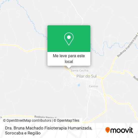 Dra. Bruna Machado Fisioterapia Humanizada mapa