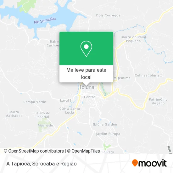 A Tapioca mapa