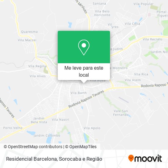 Residencial Barcelona mapa