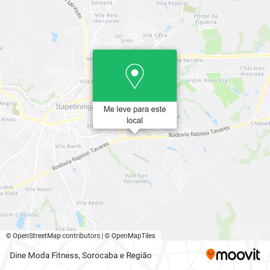 Dine Moda Fitness mapa