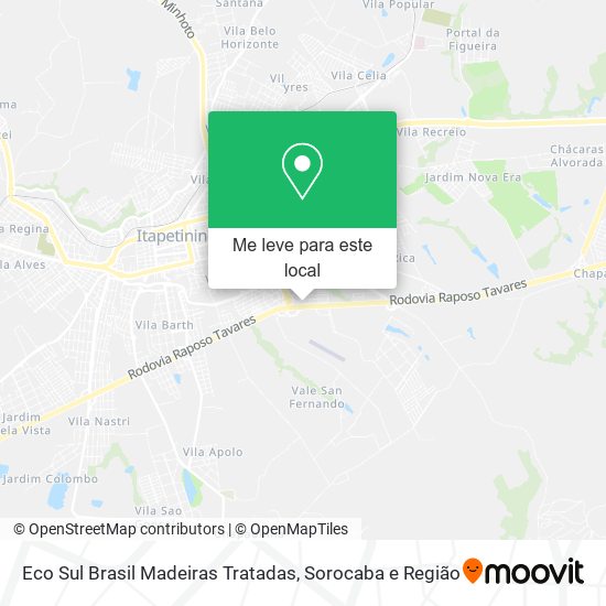 Eco Sul Brasil Madeiras Tratadas mapa