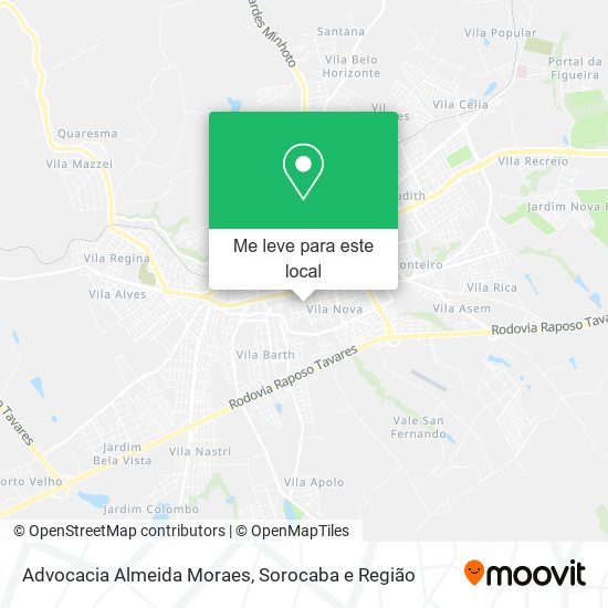 Advocacia Almeida Moraes mapa