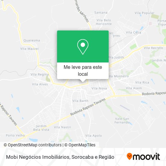 Mobi Negócios Imobiliários mapa