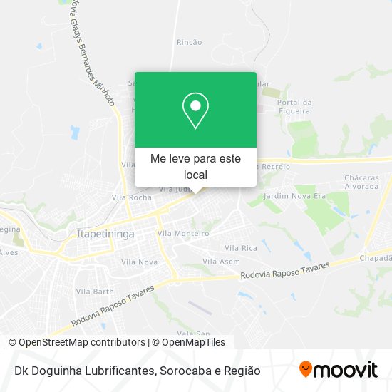Dk Doguinha Lubrificantes mapa