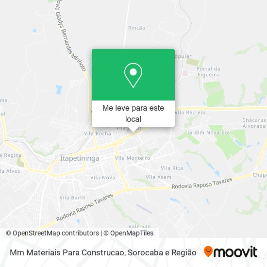 Mm Materiais Para Construcao mapa