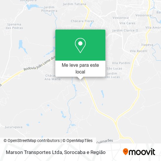 Marson Transportes Ltda mapa