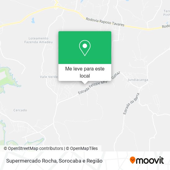 Supermercado Rocha mapa