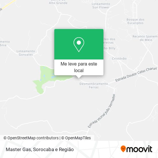 Master Gas mapa