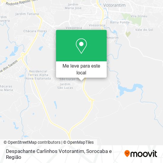 Despachante Carlinhos Votorantim mapa