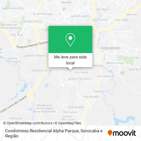 Condominio Residencial Alpha Parque mapa