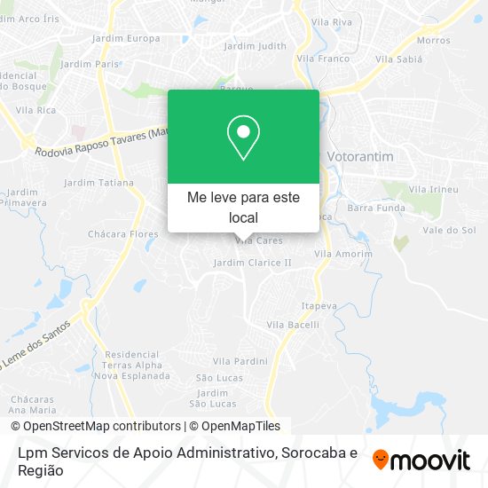 Lpm Servicos de Apoio Administrativo mapa