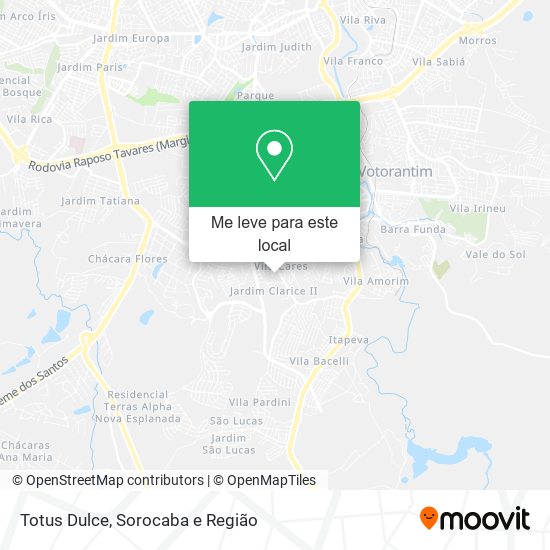 Totus Dulce mapa