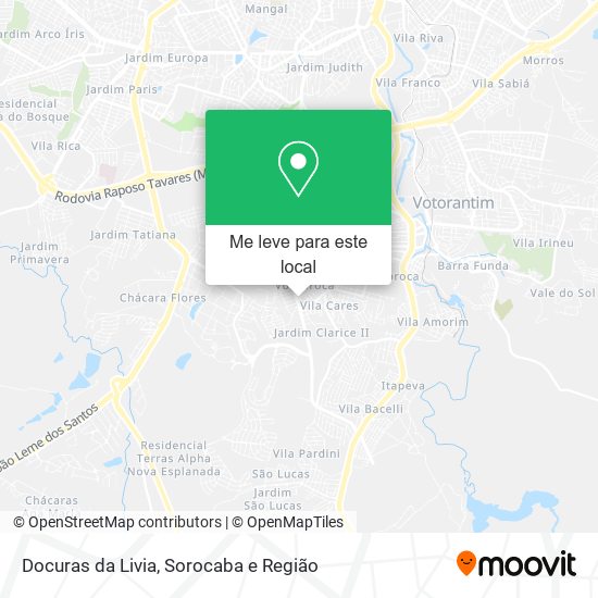 Docuras da Livia mapa