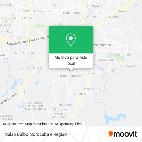 Salão Balbo mapa