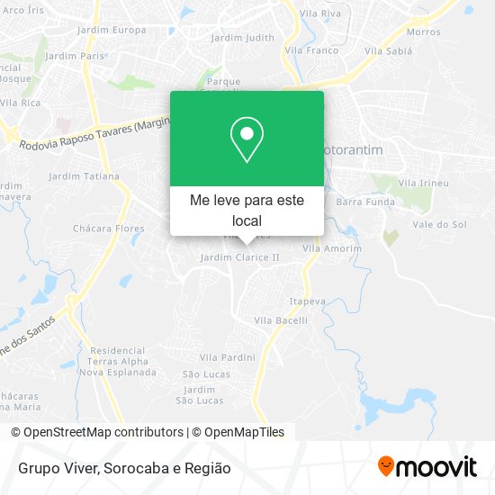 Grupo Viver mapa