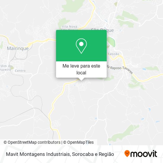 Mavit Montagens Industriais mapa