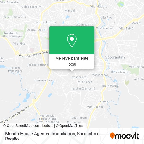 Mundo House Agentes Imobiliarios mapa