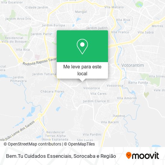 Bem.Tu Cuidados Essenciais mapa