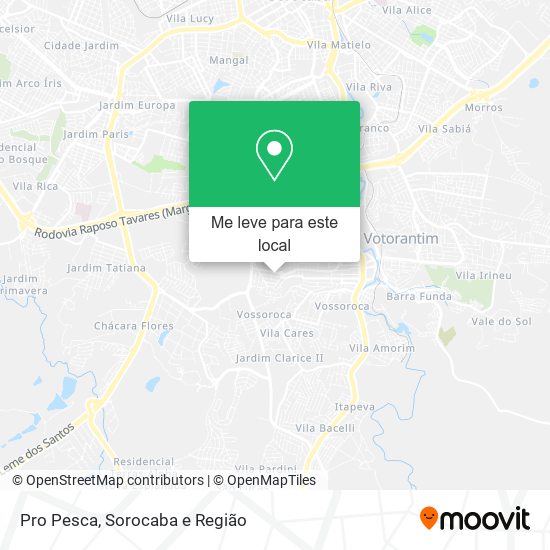 Pro Pesca mapa